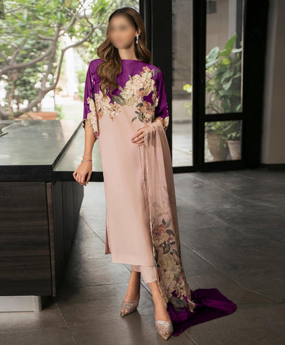 FLORAL DIGITAL PRINT SILK - BIN NUREZA