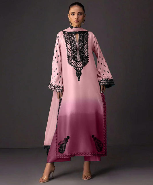 FLORAL DIGITAL PRINT SILK - BIN NUREZA