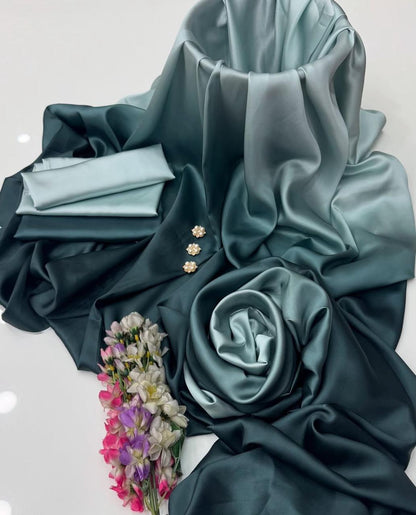 FLORAL DIGITAL PRINT SILK - BIN NUREZA