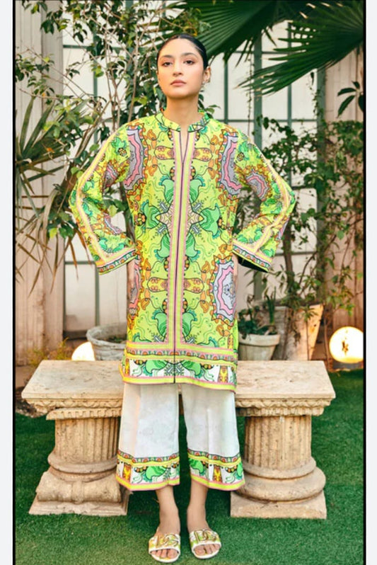 FLORAL DIGITAL PRINT SILK - BIN NUREZA