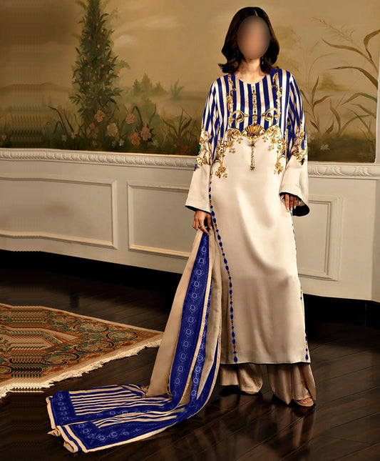 FLORAL DIGITAL PRINT SILK - BIN NUREZA