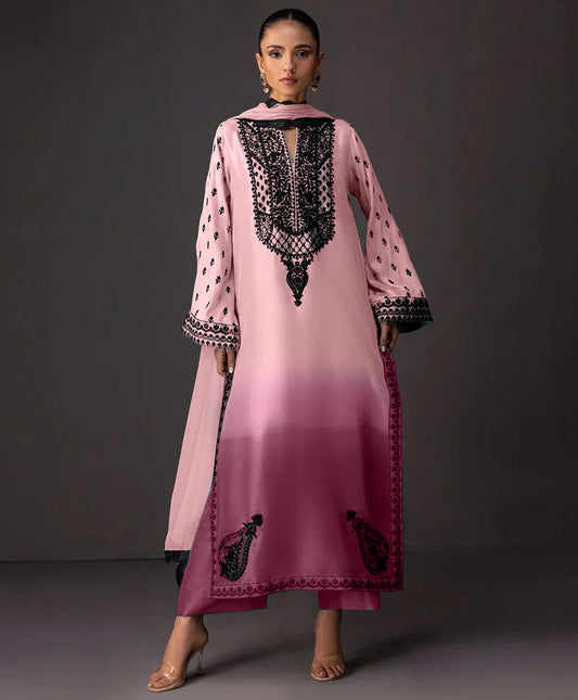 FLORAL DIGITAL PRINT SILK - BIN NUREZA