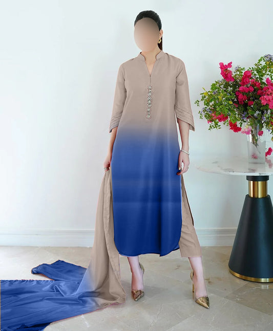 FLORAL DIGITAL PRINT SILK - BIN NUREZA