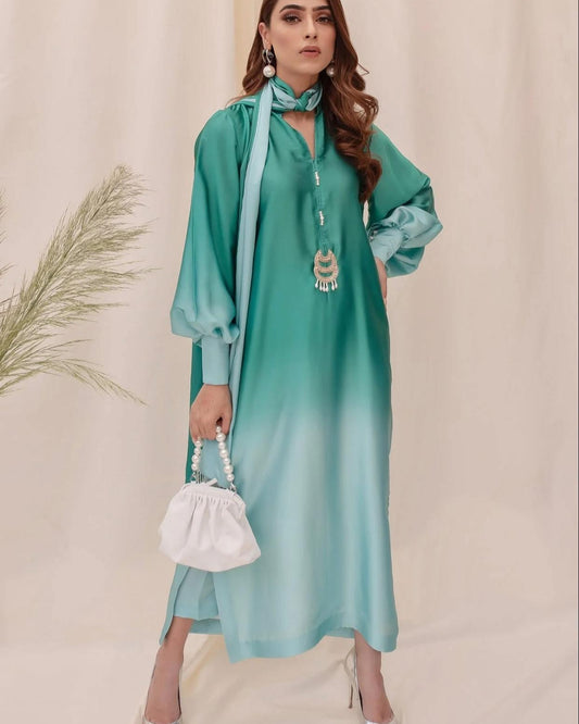 FLORAL DIGITAL PRINT SILK - BIN NUREZA