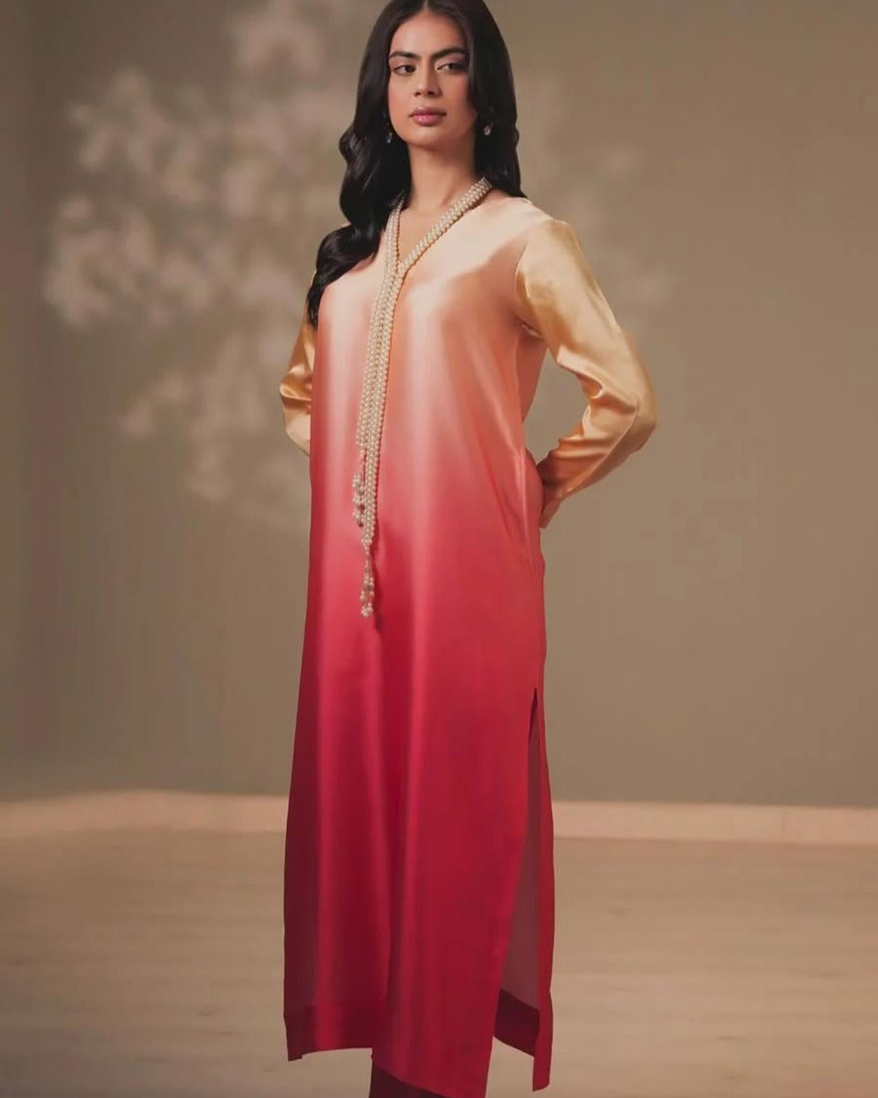 FLORAL DIGITAL PRINT SILK - BIN NUREZA