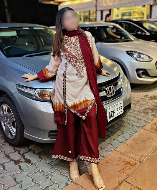 FLORAL DIGITAL PRINT SILK