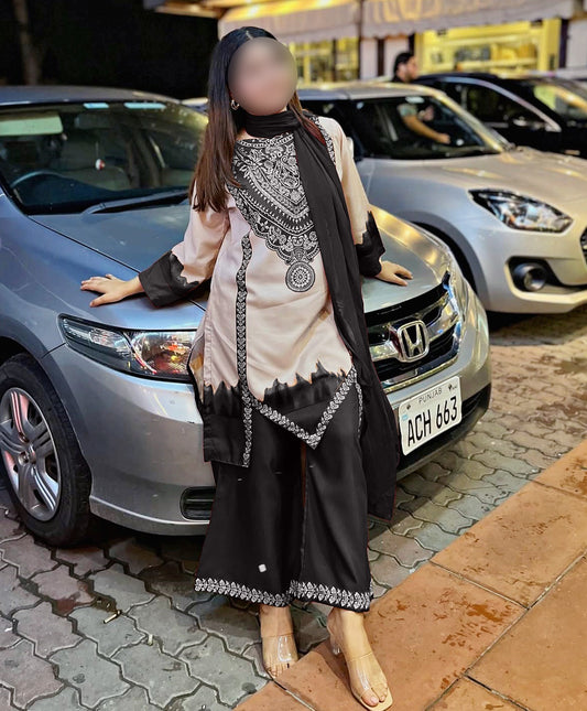 FLORAL DIGITAL PRINT SILK