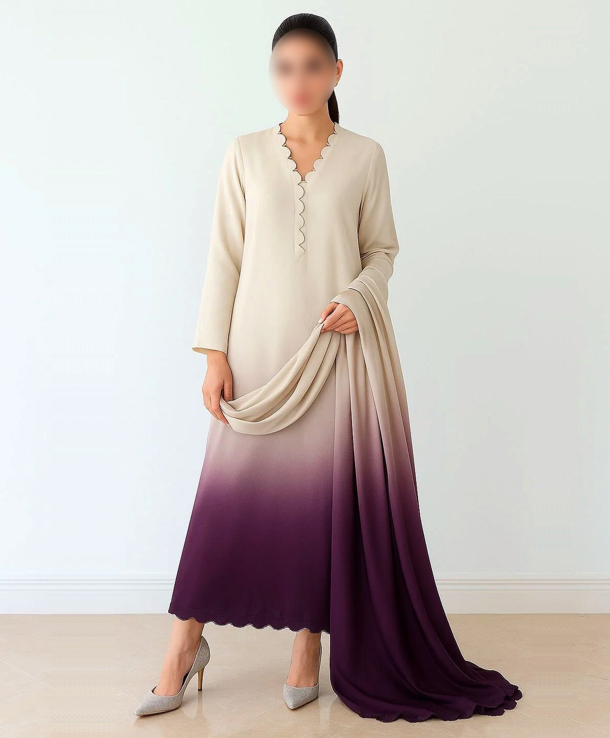 FLORAL DIGITAL PRINT SILK