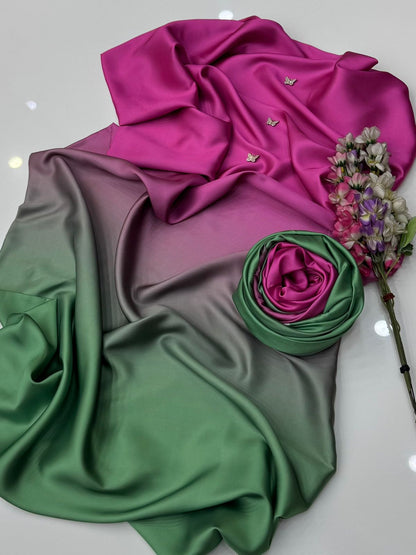 FLORAL DIGITAL PRINT SILK