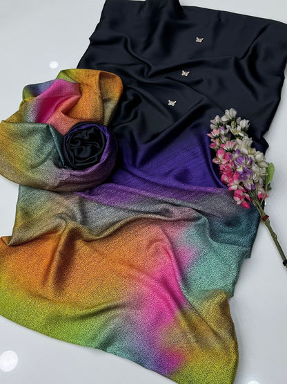 FLORAL DIGITAL PRINT SILK