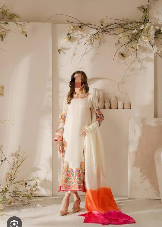 FLORAL DIGITAL PRINT SILK