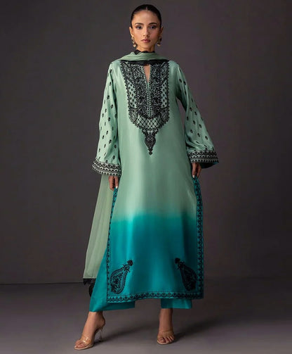 FLORAL DIGITAL PRINT SILK