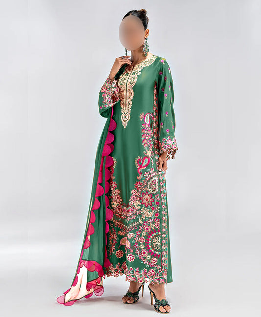 FLORAL DIGITAL PRINT SILK