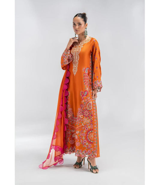 FLORAL DIGITAL PRINT SILK