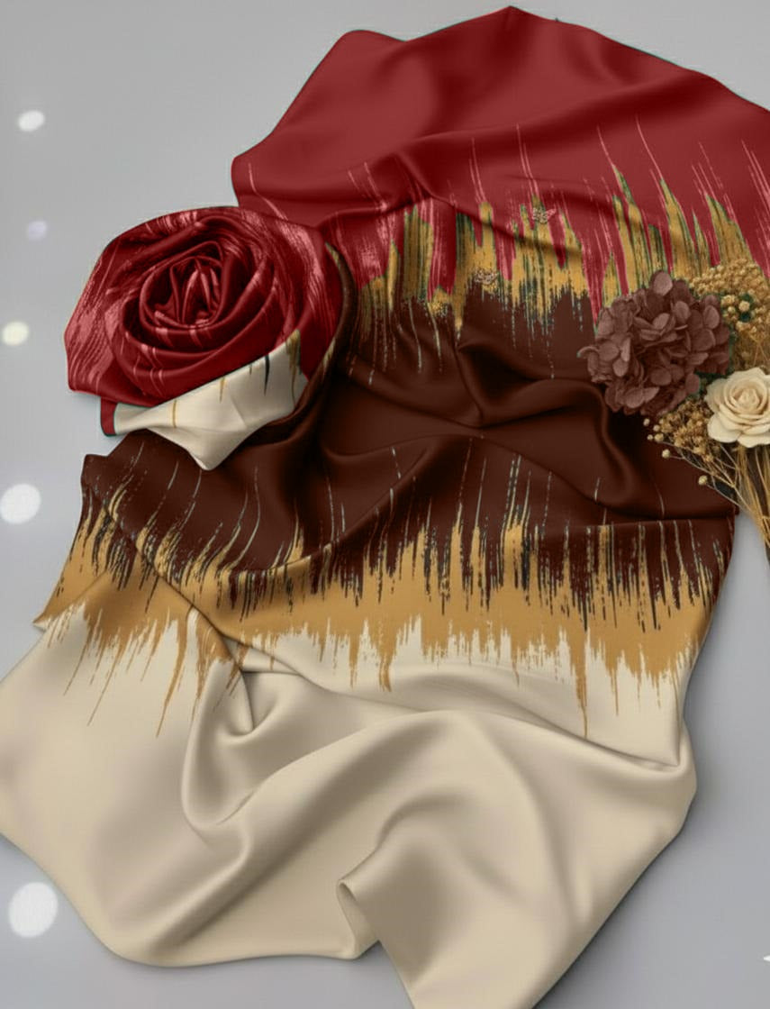 FLORAL DIGITAL PRINT SILK