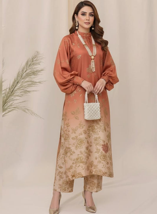 FLORAL DIGITAL PRINT SILK