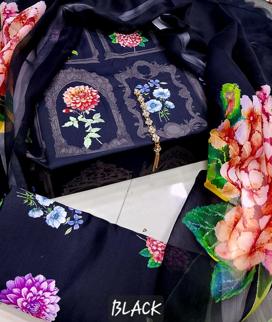 FLORAL DIGITAL SWISS LAWN