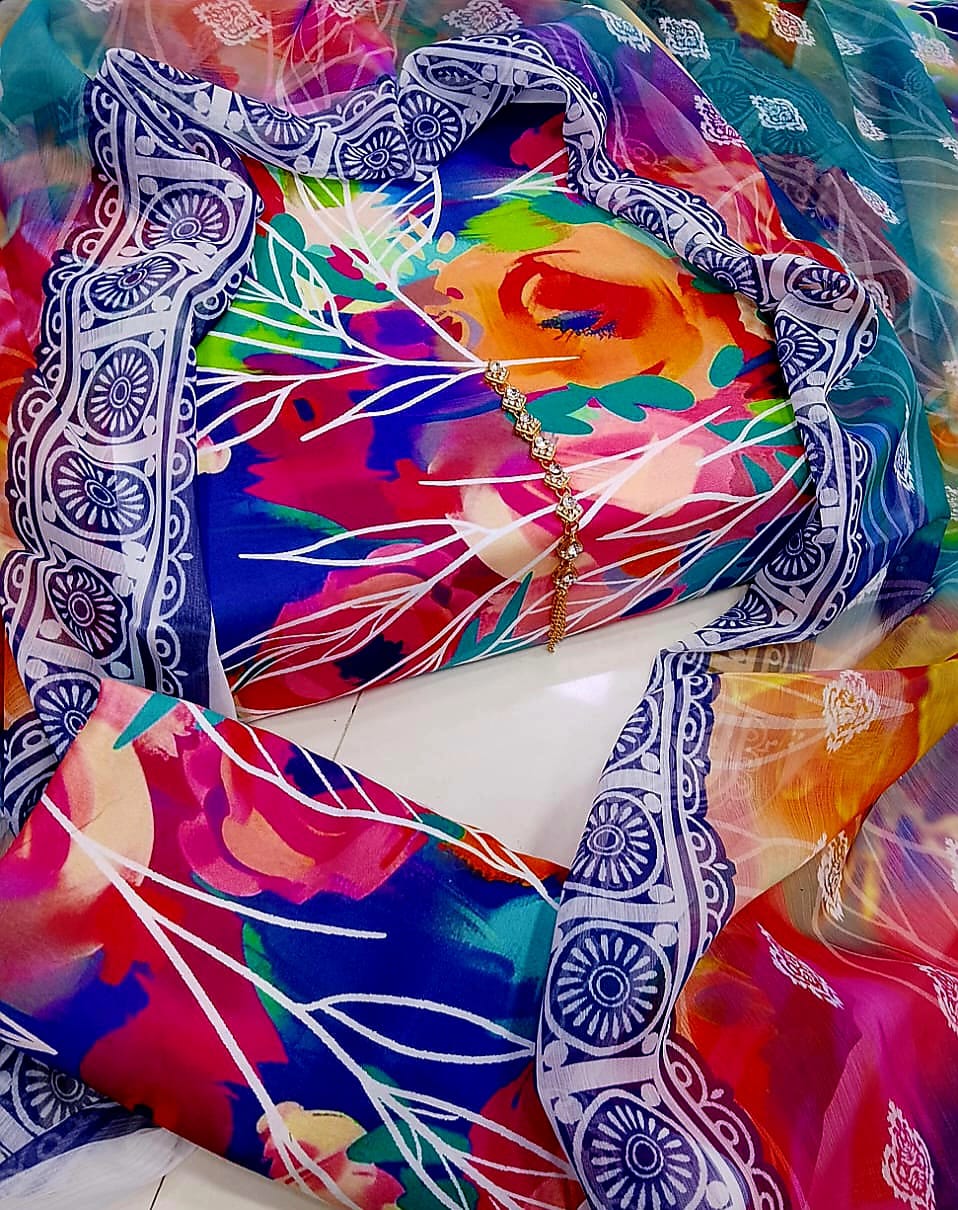 FLORAL DIGITAL SWISS LAWN